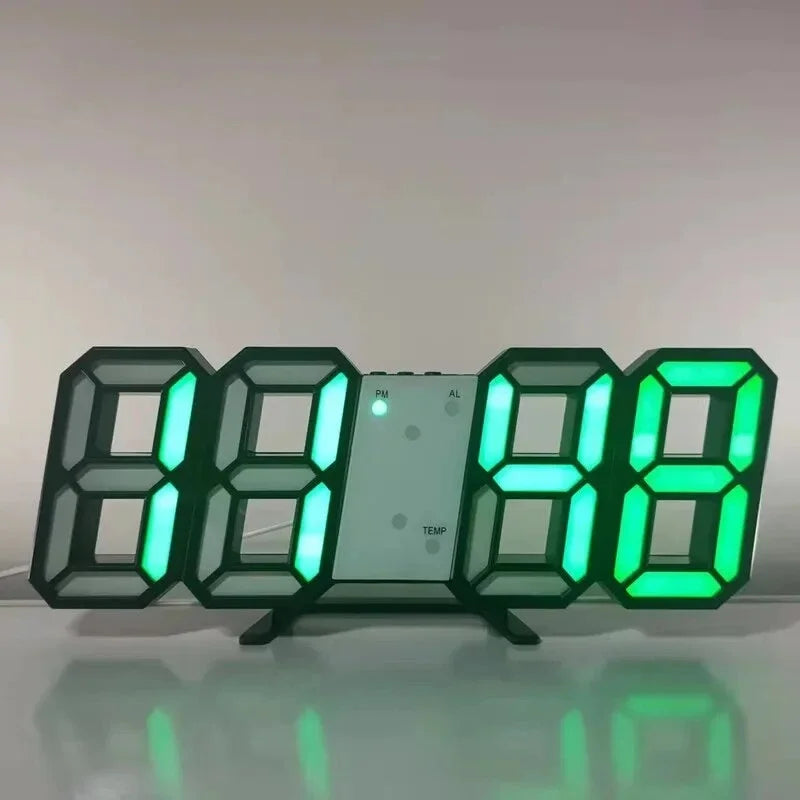 Digital Decoration for Bedroom Desk Watches Led Wall Clock Living Room Alarm Modern Home and Decoration Electronic Table Decor