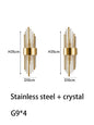 Modern Gold/Black luxury crystals Wall Sconce Lights,lustre hotel,Hallways,Bedrooms other Home Decor,Outdoor indoor night light