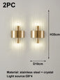 Modern Gold/Black luxury crystals Wall Sconce Lights,lustre hotel,Hallways,Bedrooms other Home Decor,Outdoor indoor night light