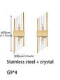 Modern Gold/Black luxury crystals Wall Sconce Lights,lustre hotel,Hallways,Bedrooms other Home Decor,Outdoor indoor night light