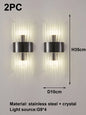 Modern Gold/Black luxury crystals Wall Sconce Lights,lustre hotel,Hallways,Bedrooms other Home Decor,Outdoor indoor night light