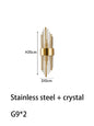 Modern Gold/Black luxury crystals Wall Sconce Lights,lustre hotel,Hallways,Bedrooms other Home Decor,Outdoor indoor night light