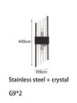 Modern Gold/Black luxury crystals Wall Sconce Lights,lustre hotel,Hallways,Bedrooms other Home Decor,Outdoor indoor night light