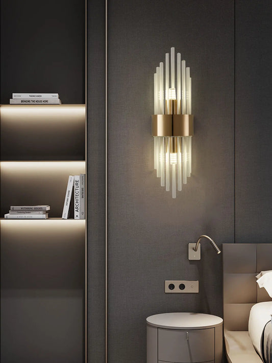 Modern Gold/Black luxury crystals Wall Sconce Lights,lustre hotel,Hallways,Bedrooms other Home Decor,Outdoor indoor night light