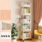 Trolley Storage Rack Mobile Bookshelf Organizer with Wheels Kitchen Bathroom Living Room Home Office Space Saving DIY Organizer