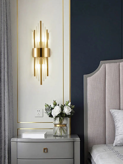 Modern Gold/Black luxury crystals Wall Sconce Lights,lustre hotel,Hallways,Bedrooms other Home Decor,Outdoor indoor night light